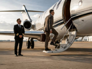 Private airplane charter